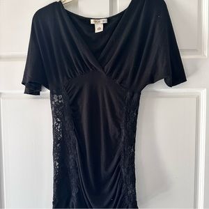 Arden b black lace top